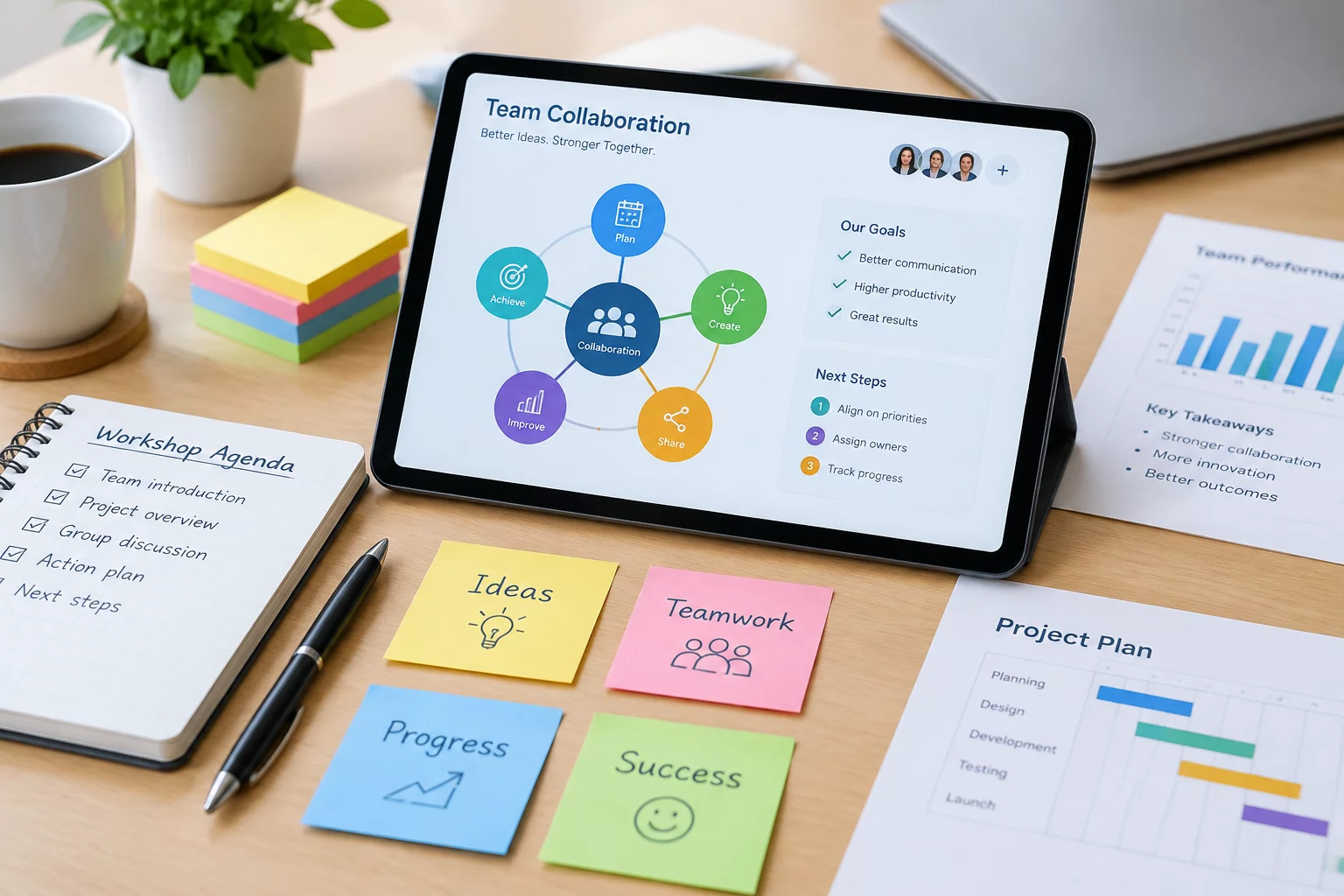 Designing a Meeting Around Shared Materials